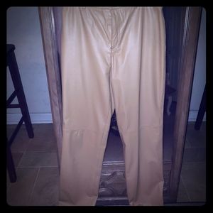 Nine West leather pants